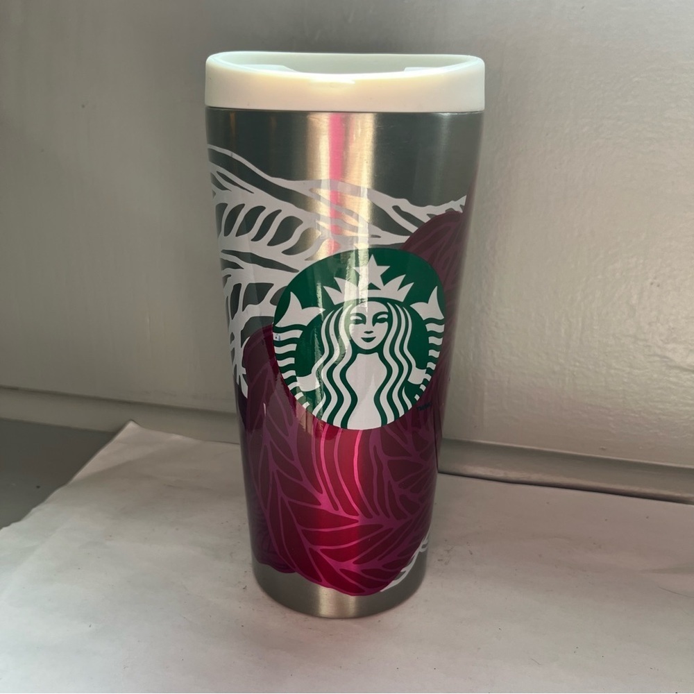 2014 Starbucks ROSE Thermos Tumbler 16oz  - rare and collectible - Picture 12 of 12